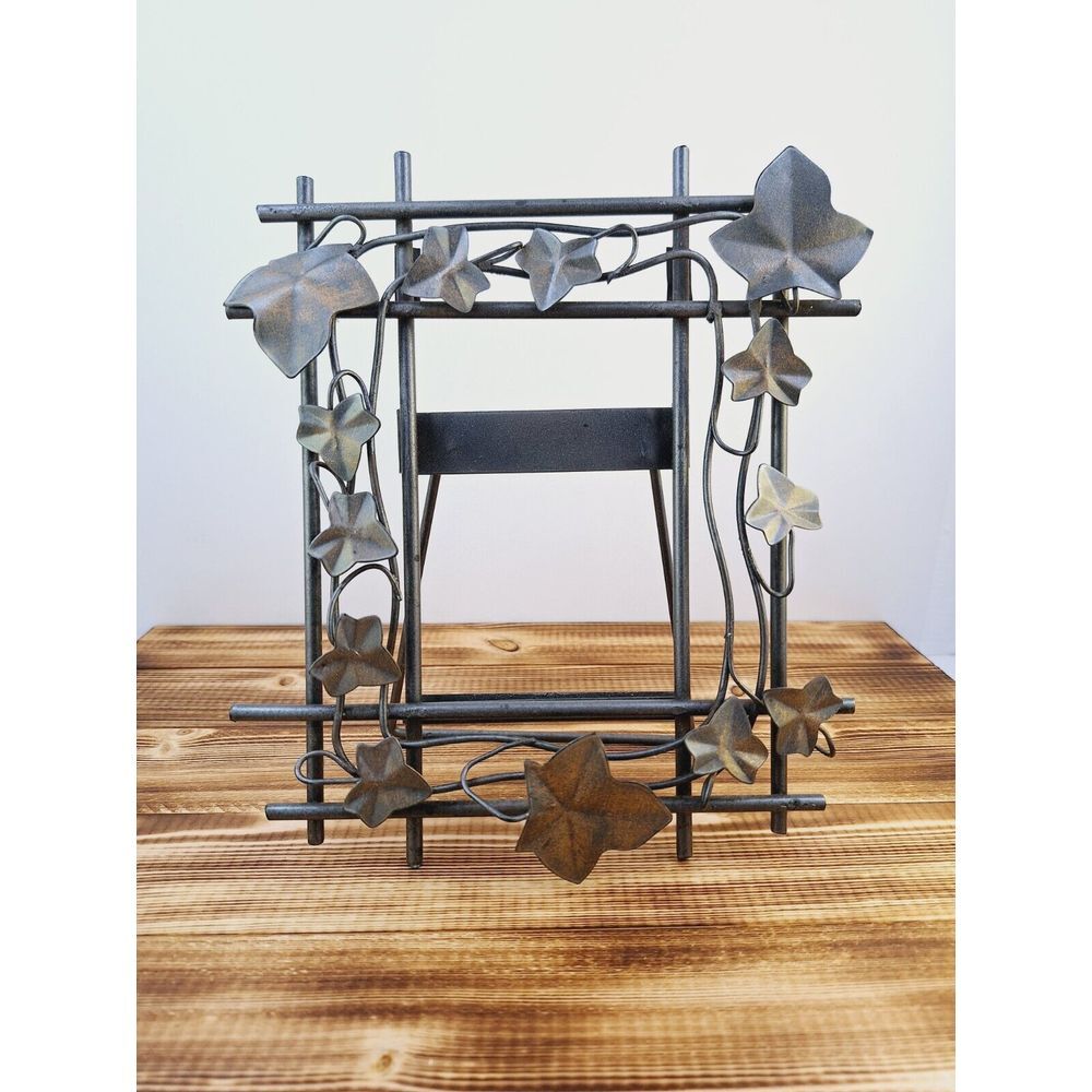 Metal Vine‎ Picture Frame Holds 3x5 Photo Home Decoration